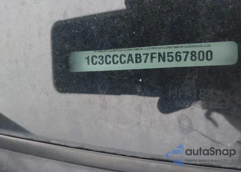 2015 Chrysler 200 Limited из США, поврежденный, VIN 1C3CCCAB7FN567800